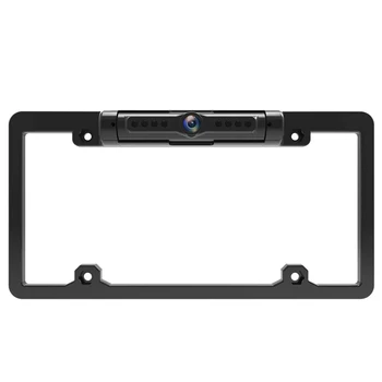 

American Car License Plate Frame Wireless Backup Camera Wifi Reversing Rear View Camera for Car Rvs Pickup Card 170 Degree Flexi