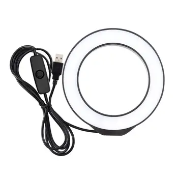 

USB White Light LED Studio Ring Light 40pcs LED Vlogging Photography Selfie Lights for Smartphone Yutube Vlog Video PULUZ
