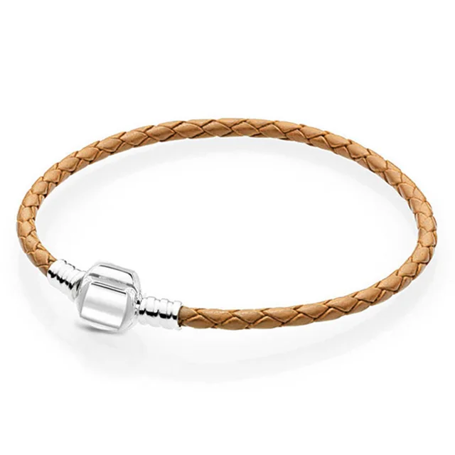 Boosbiy Silver Plated Cute Owl Snake Chain Charm Bracelet For Women Fashion Brand Bracelets DIY Jewelry Gift Making SC26