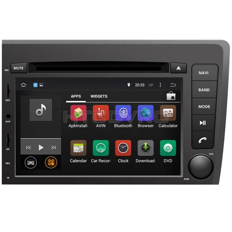 YMODVHT 7 дюймов 4G Восьмиядерный Android 9 0 1 автомобильный dvd плеер для Volvo S60/V70 2001 2002 2003 2004