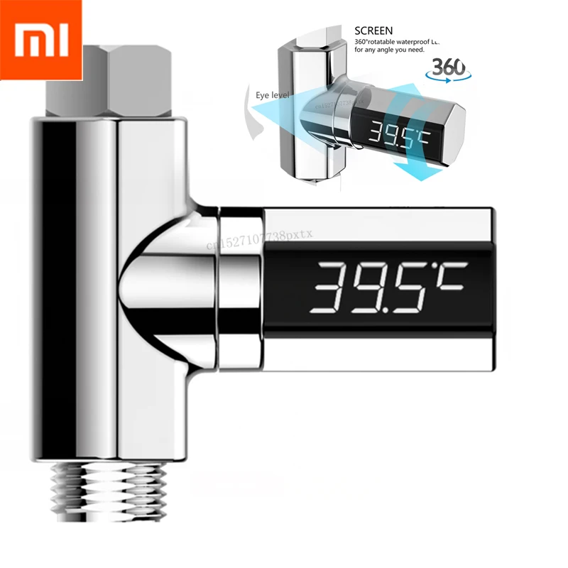 Xiaomi LW-101 светодиодный дисплей бытовой водный термометр для душа поток воды температура монитор светодиодный дисплей Термометры для душа