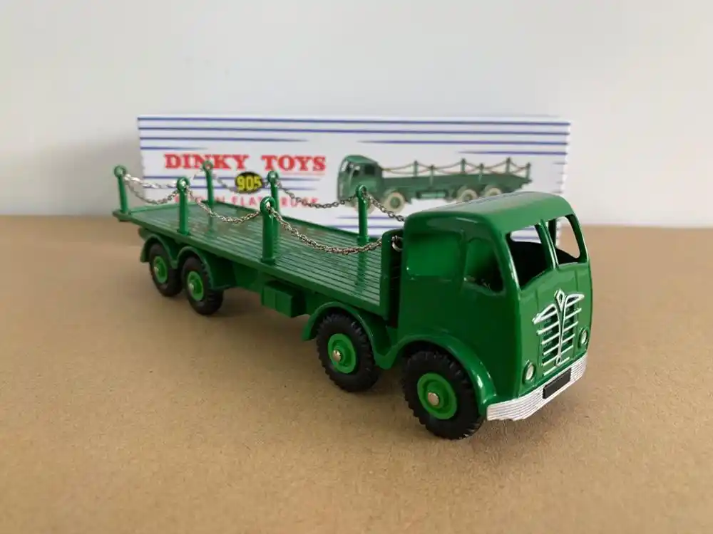 dinky foden flat truck with chains
