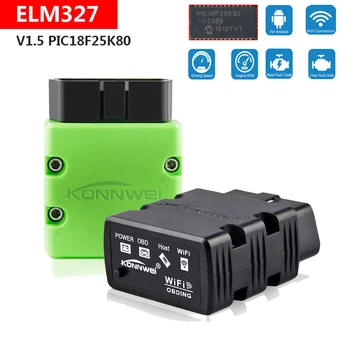 

2020 KW902 WIFI V1.5 EML327 OBD2 Scanner Fault Code Tester Adapter For Renault Clio Espace Fluence Duster Koleos