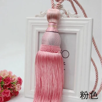 

2pcs Tassel Curtain Tieback DIY Bedroom Decoration Curtains Holder Hanging Holdbacks Tie Backs Rope Bandage Curtain Accessories