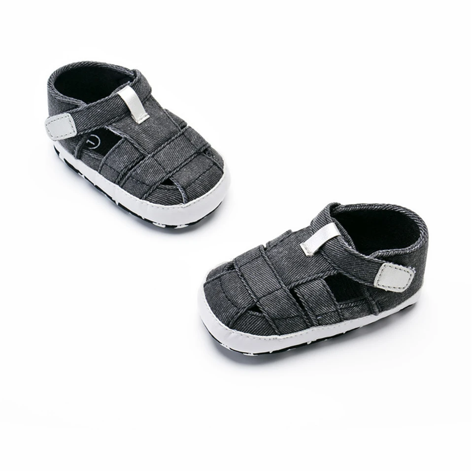 Baby Canvas Sandal For Baby Boys Girls Spring Summer Soft Bottom Anti-Slip Pre-Walker New First Walker Infant Toddler