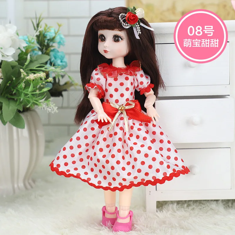 30CM Puppenkleid Dress Up Dress Puppenzubehör Spielzeug J6Z5 