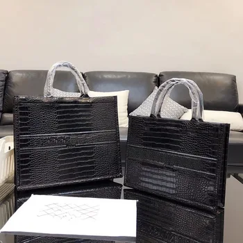 

High Quality Women Shopping Bags Fashion Leather Handbag Designer Book Tote Shopping Bag Famous Brand Tote Bag Laides Handbag