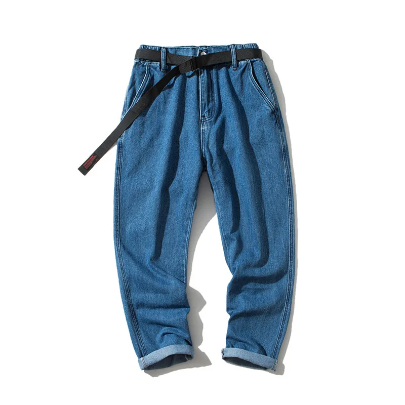 

2020 New Style Trend Pants Men's Loose Straight-Style Embroidered Casual Sports Pants Versatile Popular Brand Cowboy Trousers