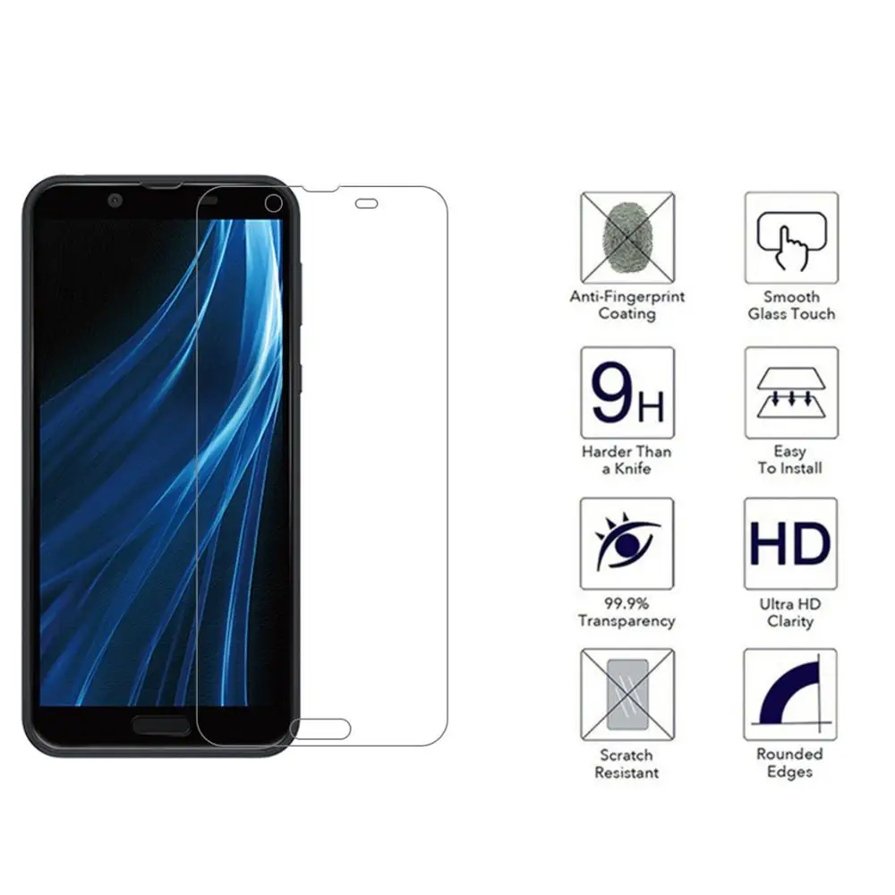 Tempered Glass For Sharp Aquos Sense 3 Lite 2 1 Plus Basic 3 Basic Sensebasic Screen Protector Protective Film Phone Screen Protectors Aliexpress