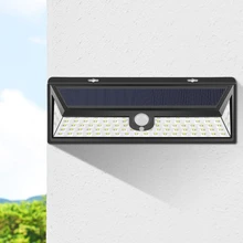 Светодиодный уличный фонарь на солнечной батарее умный датчик движения ночник для наружного двора дорожка садовое освещение Солнечная энергия Плаза настенный светильник