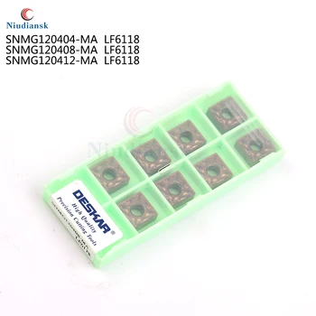 

100%original SNMG120404 MA LF6118 SNMG120408 MA LF6118 SNMG120412 MA LF6118 carbide CNC lathe turning blade stainless steel tool