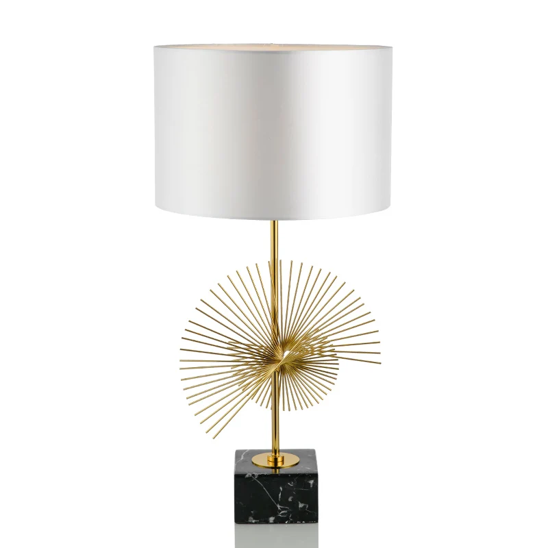 

Modern Creative Desk Lamp Geometric Pattern Art Deco Bedside Reading Lamp Lighting Fixture Creative E27 LED Lamp Warm white 3000