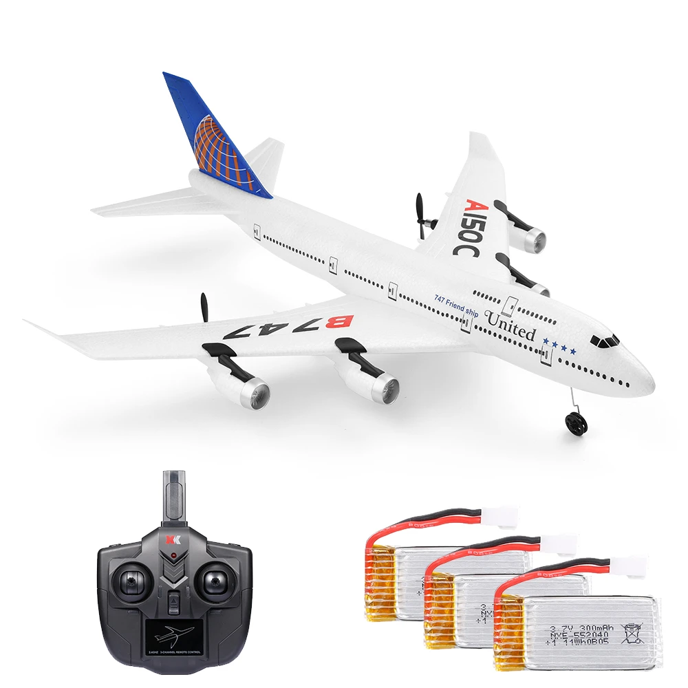 Wltoys Xks A150 C Rc Airplane 2 4g Plane Rc Aircraft 2ch Remote Control Epp Airplane Miniature Model Plane Outdoor Toy 3 Battery Rc Airplanes Aliexpress