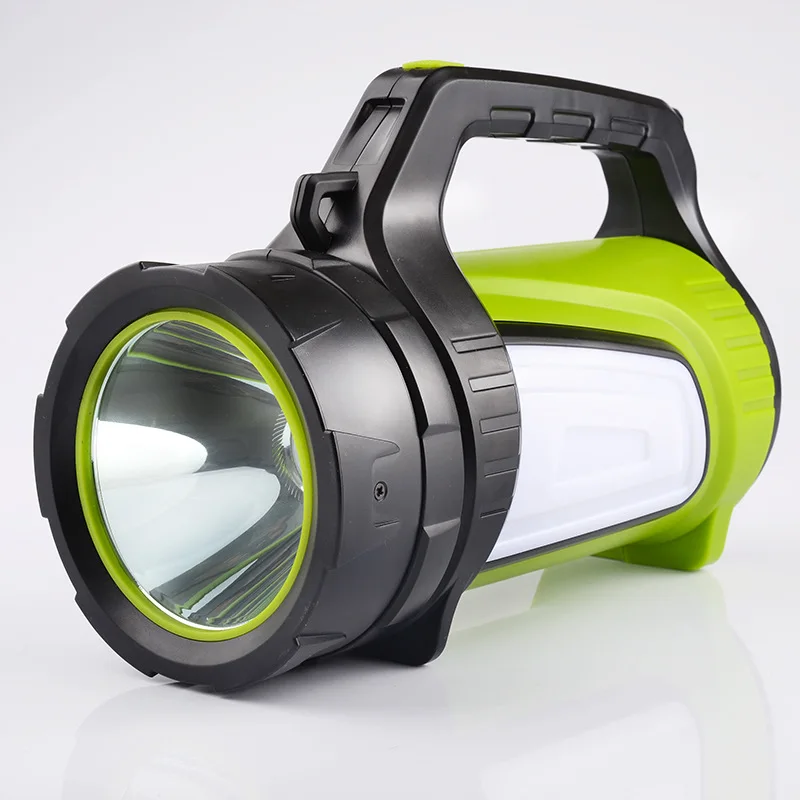 

Smiling shark High-Power LED Searchlight with Sidelight Outdoor Warning Light Spotlight USB Charging with Mobile Phone Charge