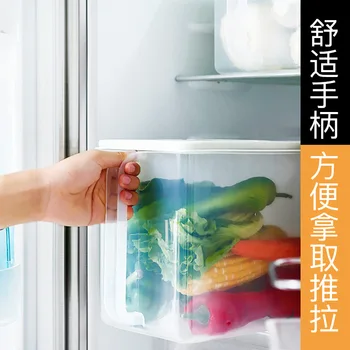 

Refrigerator Storage Box Drawer-type Freshness Box with Lid Box Plastic Box Transparent Vegetables Fruit Boxes