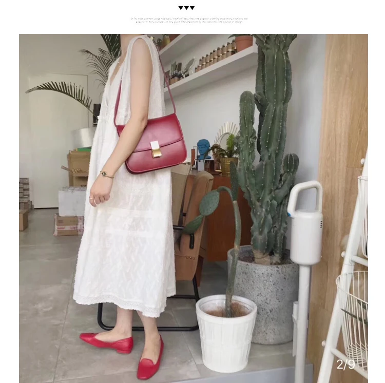 Classic box ladies shouder bag Genuine Leather crossbody bags for women famous brand luxury handbags women‘bags designer