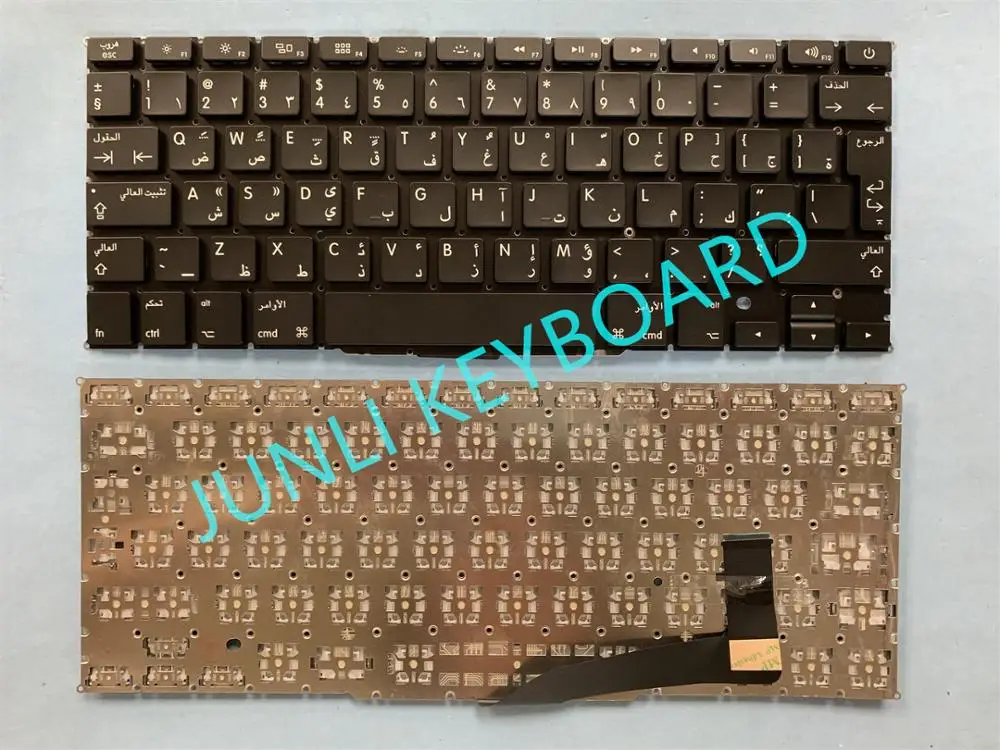 JUNLI клавиатура для Apple Macbook Pro Retina 15 дюймов A1398 Арабская большая Enter 2012-2015 год EMC 2881 2909