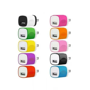 

US Wall Charger 5V 1A Colorful NOKOKO Power Adapter Plug For iphone 7 8 x 11 for Samsung Lg android phone pc