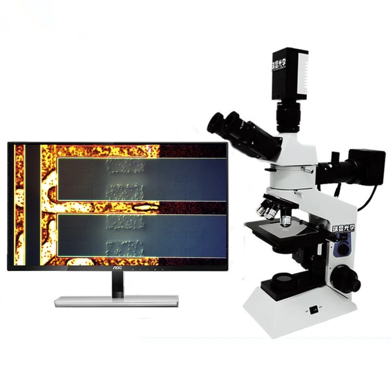 

New HD Metallographic Microscope Industrial Testing Analyzer High Power Microscope Laboratory Optical Instrument High Precision