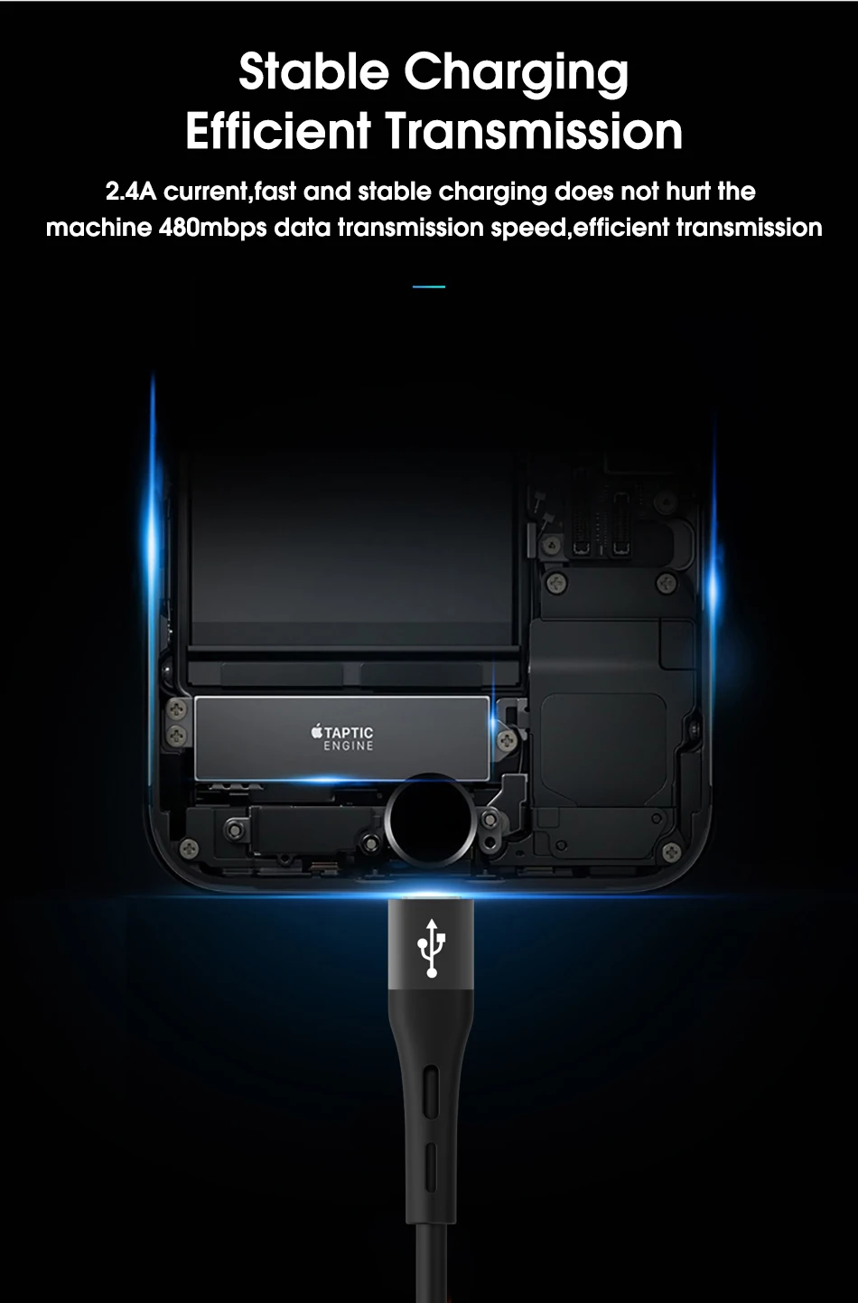 MOXOM Кабель портативного зарядного устройства 20 см Micro USB кабель для быстрой зарядки Кабель портативного зарядного устройства короткий кабель для iPhone huawei samsung xiaomi