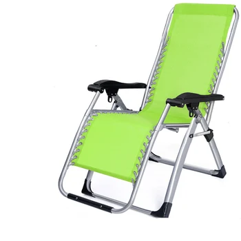 

Spring and Summer Folding Recliner Lunch Break Bed Back Chair Lazy Home Multifunctional Portable Installation-free