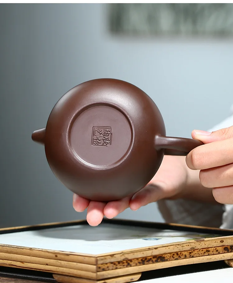 Chinese Handmade Beauty Tet Set Portable Purple Clay Teapot Zisha Teaware Kitchen Accessories Bubble Tea Free Shipping