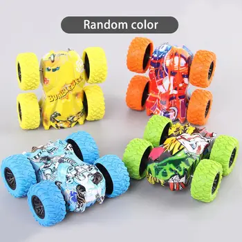 

Inertia Double-sided Off-road Dump Resistant To Falling Puzzle Truck Toy Car For Children Gift Four-wheel Drive Inertia Car