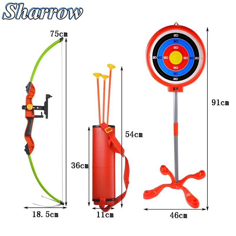 

Child Bow and Arrow sets Kids Archery Target Stand quiver Shooting Games Children Gift Parent-child Fun Outdoor Sports Practice