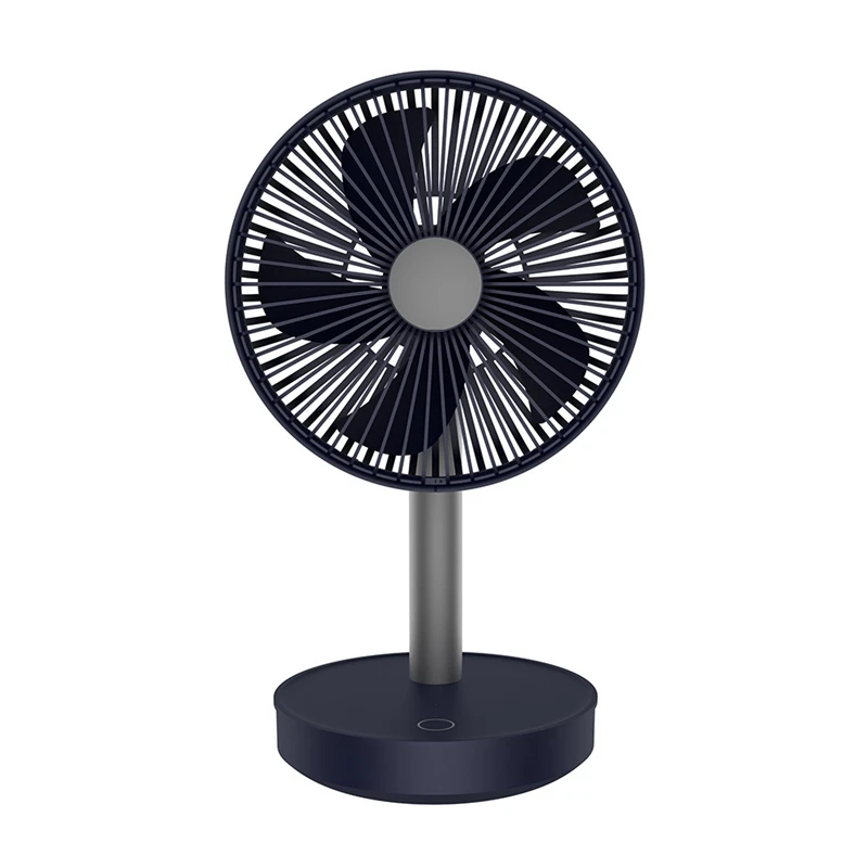 

EAS-Cooling Fan 3-Speed Adjustable Portable Mini Hand Fans 4000Mah Rechargeable Micro- Usb Desk Air Cooling Fan Black