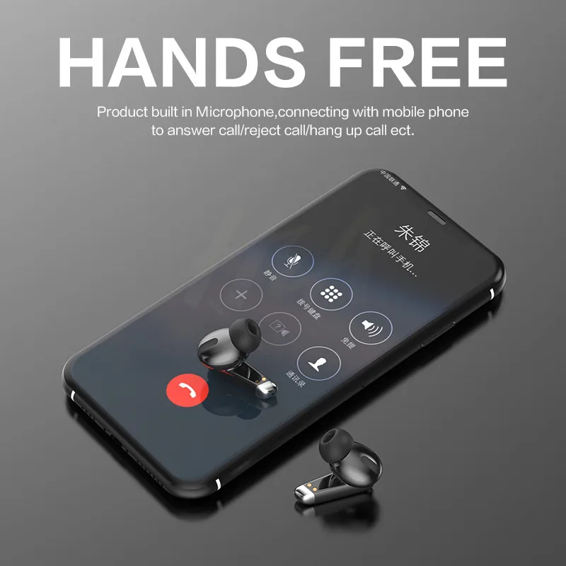 Наушники вкладыши TWS с 5 0 Bluetooth наушники 9D звук Беспроводной мини сенсорный