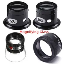 4Pcs/1Pcs Juweliers Eye Loep Lens Monoculaire Vergrootglas Vergrootglas Voor Juwelier/Horloge Repair Kit Tools 5X 10X 15X 20X