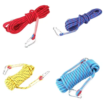 

10m Outdoor Rock Climbing Rope Rock Climbing Equipment Emergency Rescue Safety Rope Hiking Accessories
