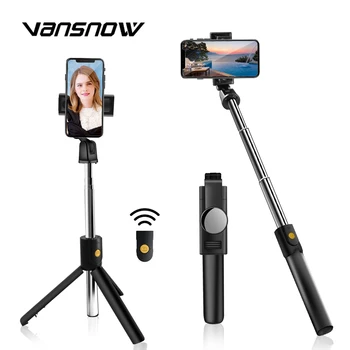 

Wireless Extendable Bluetooth Mini Selfie Stick for Iphone Android Phone Tripod Handheld Monopod Shutter Tripode Para Movil