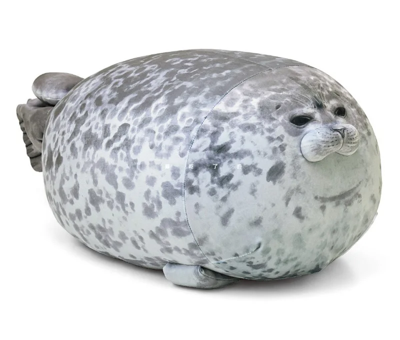 

30Cm 40Cm 50Cm Soft Plush Doll Seal White Leopard Appearance Plush Toys Children Friends Suitable Birthday Presents