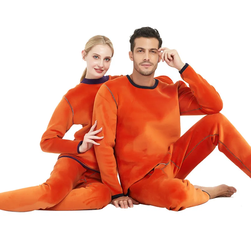 Thermal Underwear Sets For Men Winter long johns thick men keep warm for Russian Canada and European women |