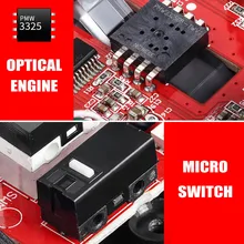 USB Проводная игровая оптическая мышь 5000 dpi светодиодный с подсветкой 7 клавиш мыши для компьютера ноутбука ПК LHB99