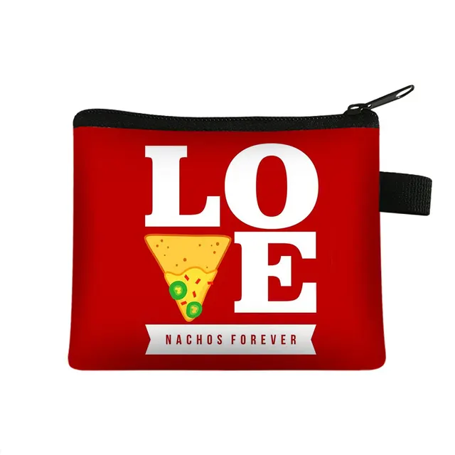 Monedero con estampado de Taco de México para mujer, Mini de mano Kawaii, informal, para guardar - AliExpress