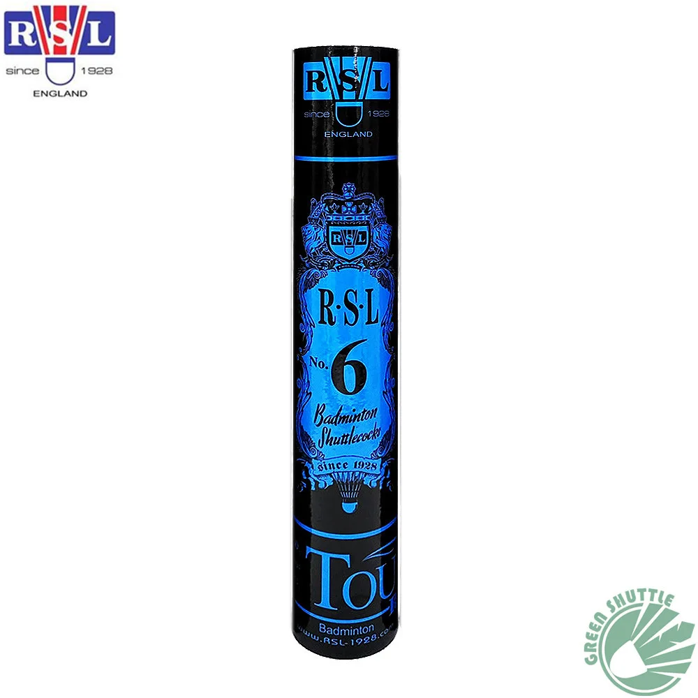 100% Genuine RSL Tourney No.4 No.5 No.6 No.7 Shuttlecocks Badminton Shuttle Duck Feather Ball Shuttlecock
