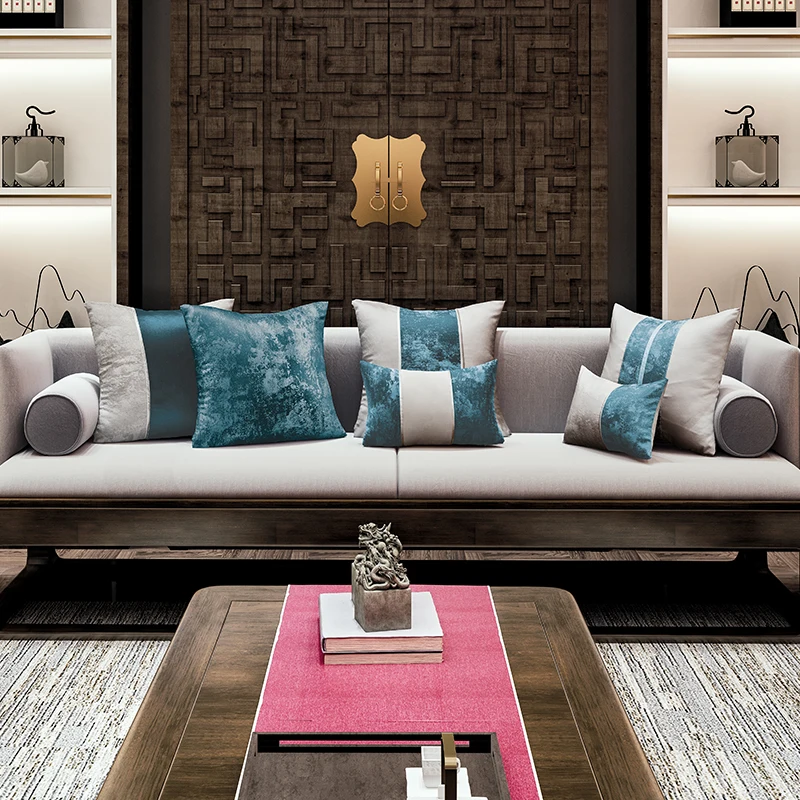 

The new cushion cover pillow silk pillow case luxury pillows home decor cushions for sofa