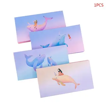 

OOTDTY Kawaii Whale Sticky Notes Notepad Memo Pad Diary Reminding Plan Schedule School