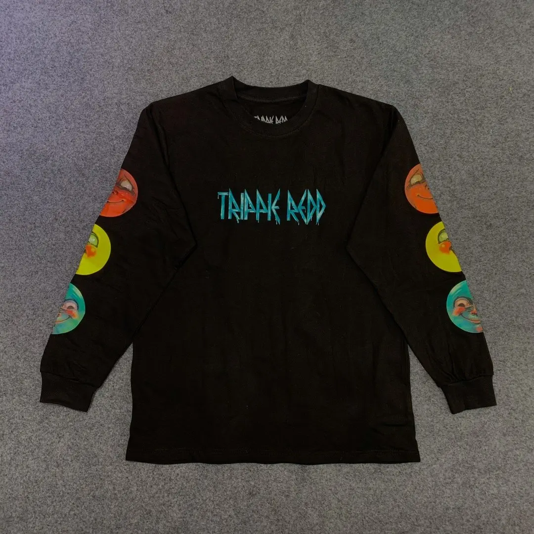 Trippie Redd футболка с длинными рукавами хлопок 1400 life's A Trip Limited Merch уличная одежда в стиле хип-хоп kanye west tripple redd футболки