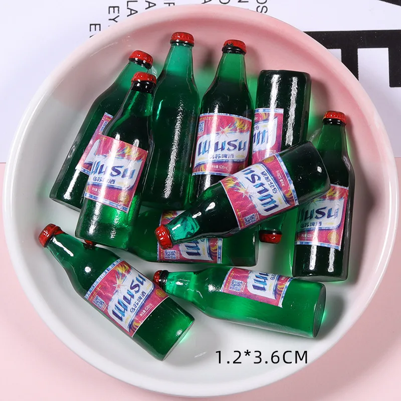 Mini Drinks Bottle for 1:12 1:6 Dolls Toy Dollhouse Decoration Part Kids Toy Pretend Play Gift 10/20 pcs