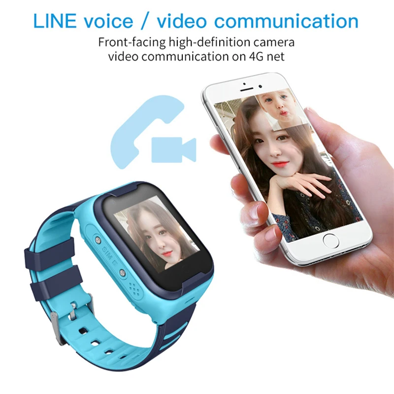 Chindren Smartwatch Dual 1 4 inch WIFI GPS SIM SOS Help Voice Chat with Camera Smart 2