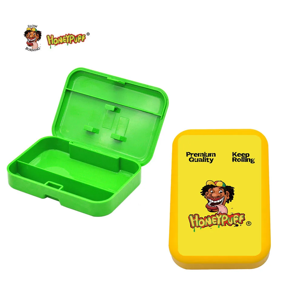 

HONEYPUFF Plastic Tobacco Box Portable Cigar Storage Boxes Multifunction Cigarette Cases Tobacco Holder Smoking Accessories