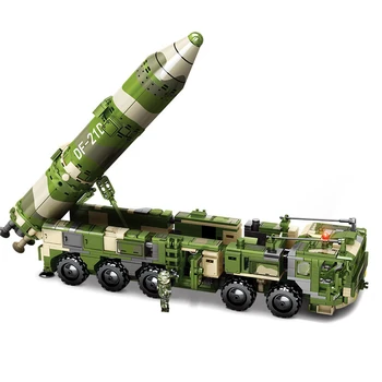

Iron Blood DF21D-Anti-Ship Ballistic Missile Building Blocks Model Sets Bricks Classic Boy For Children Toys Gift