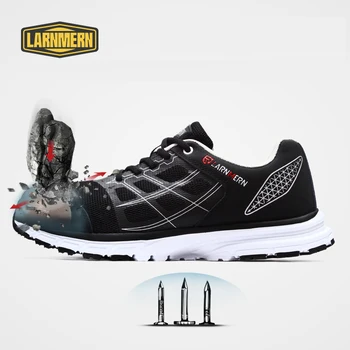 

LARNMERN Men's Work Safety Shoes Steel Toe Breathable Lightweight Anti-smashing Puncture-proof Welders Protective Footwear