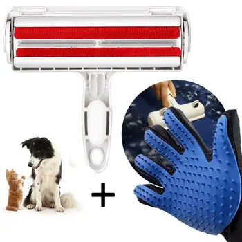 

Pet Hair Remover Roller, Dog and Cat Hair Cleaning Brush, removes dog and cat hair from furniture, carpets, clothes