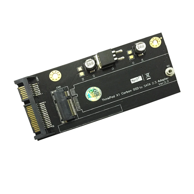 20+ 6-pin SSD до 2,5 дюймов SATA адаптер Riser конвертер карта V2.0 для lenovo Thinkpad X1 углеродный ультрабук SSD компьютерные компоненты