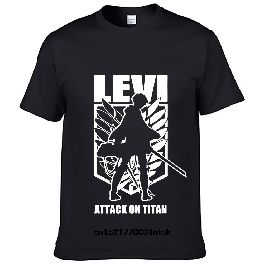 Мужская футболка повседневные хлопковые футболки с надписью Happy Yohe Attack On Titan Levi