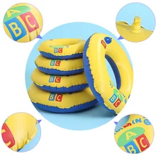 Детские аксессуары для плавания, кольцо для шеи, безопасная трубка для младенцев, круг для купания, надувной фламинго